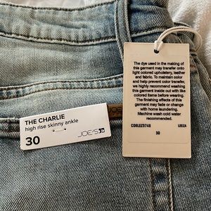 NWT Rare Joes jeans the Charlie High Rise Skinny Ankle size 30